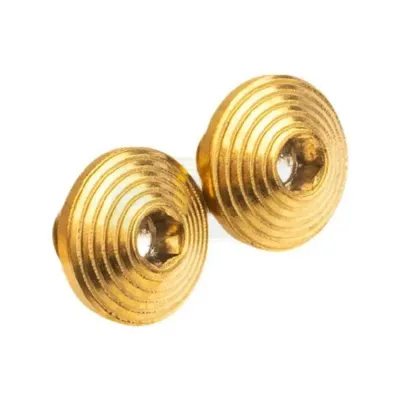 Aluminium Grip Stainless Steel Custom Grip Screw Type C 2PCS Set - Dr.Black