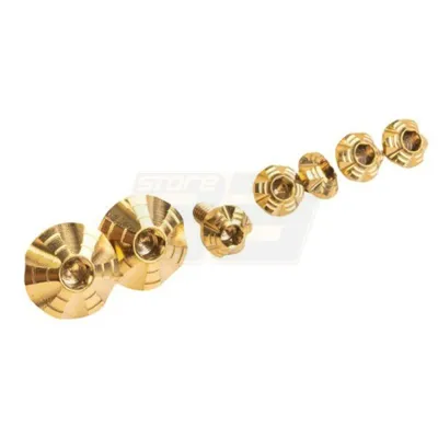 Aluminium Grip Type A 7PCS Set Stainless Steel Custom Grip Screw Set - Dr.Black