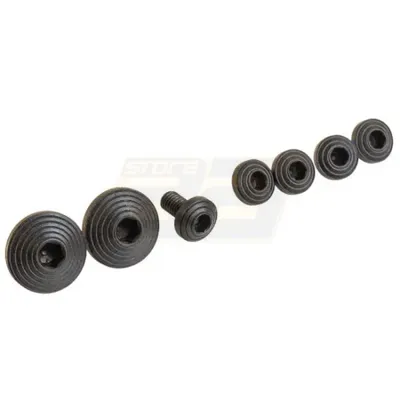 Aluminium Grip Type C 7PCS Set Stainless Steel Custom Grip Screw Set - Dr.Black