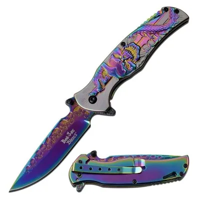 Rainbow Skull/Dragon - Dark Side Blades