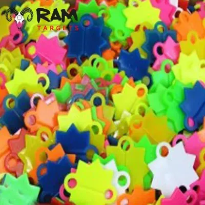 Schietsterren | Gekleurd Plastic | 1000STUKS - Ram Tactical