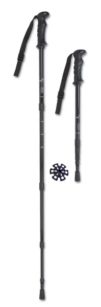 Baston Trekking Aluminio 4 Tramos