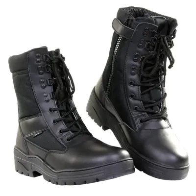 Pr. Sniper Boots with YKK Zipper Zwart of - 101 Inc