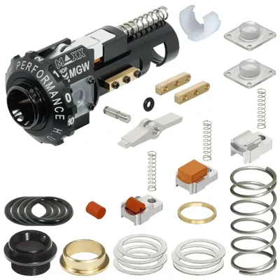 CNC Aluminum Hopup Chamber MGW (for MTW M4) Barrels - MAXX
