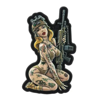 Patch Tactical Girl №5 PVC - M-Tac