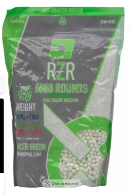 NuprolP Rzr 6000RND 1.5 kg 0.20g Bio Tracer BBs