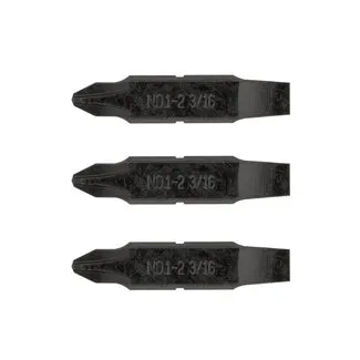 Leatherman #1-#2 Phillips & 3/16" Flat Screwdriver Bits