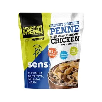 Cricket Protein Penne with Chicken in Creole Cream Sauce - Adventure Menu
