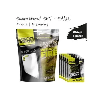 Flameless Heater Set Small (5x30g + Zipper-Bag) - Adventure Menu