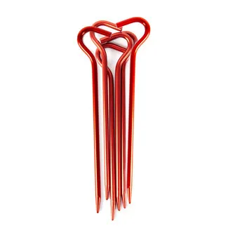 Tatonka ZH Tent Peg Basic 19cm 6PCS · Rojo