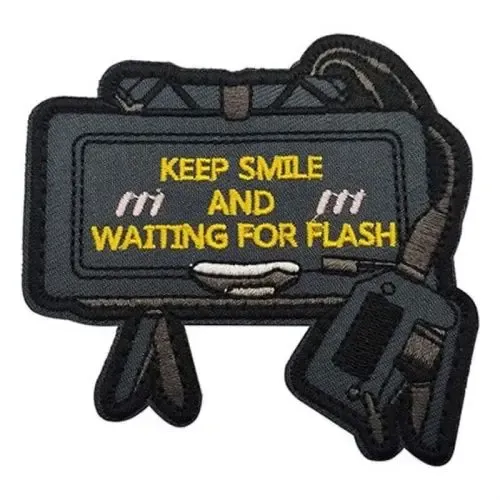 Patch de Tecido Oem Keep Smile F185