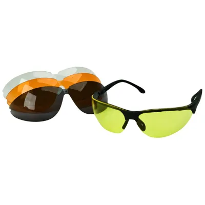 Gafas de Tiro Elite con 4 Cristales Intercambiables