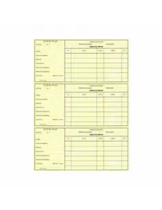 Tarjeta Registro de Armas (Hoja Completa) - Zulu Tactical
