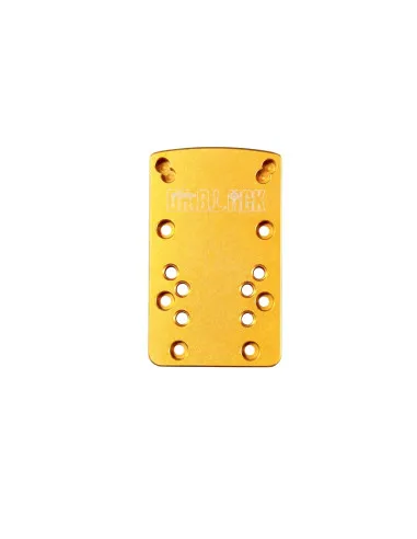 Dr.Black Adapter Plate · Black gold