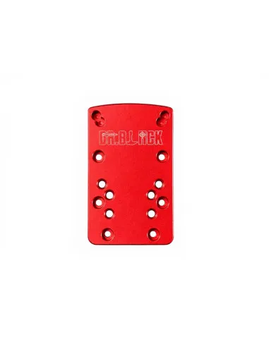 Dr.Black Adapter Plate · Black red