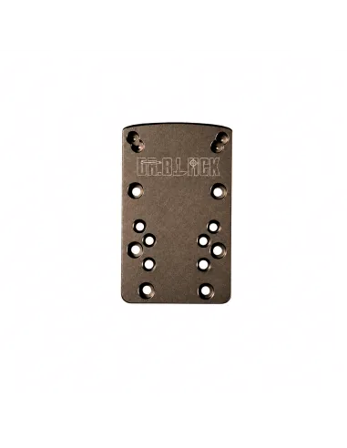 Dr.Black Adapter Plate · Black tan
