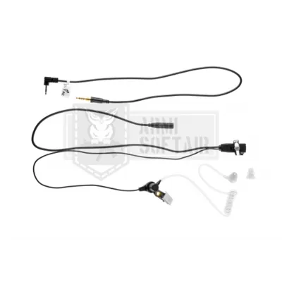 Z-Tac Auricolare Radio FBI Style Acoustic Headset Motorola 1-PIN Connector