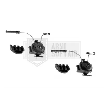 Z-Tac Radio Adattatori Cuffie Comtac Helmet Rail Adapter Set NERI