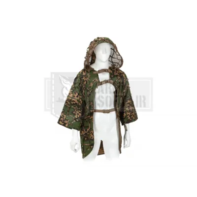 Ghillie Suit a Rete Lunga Tipo Cobra Base Leaf Ss Leto Mimetico