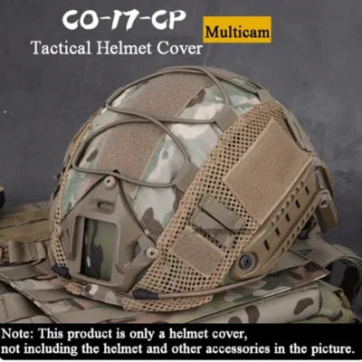 Cover Tattica per Elmetto FAST Pj / Bj con Velcro e Rete - Atp