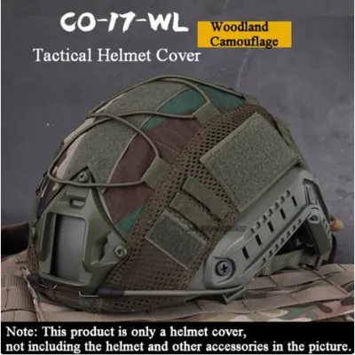 Cover Tattica per Elmetto FAST Pj / Bj con Velcro e Rete - US