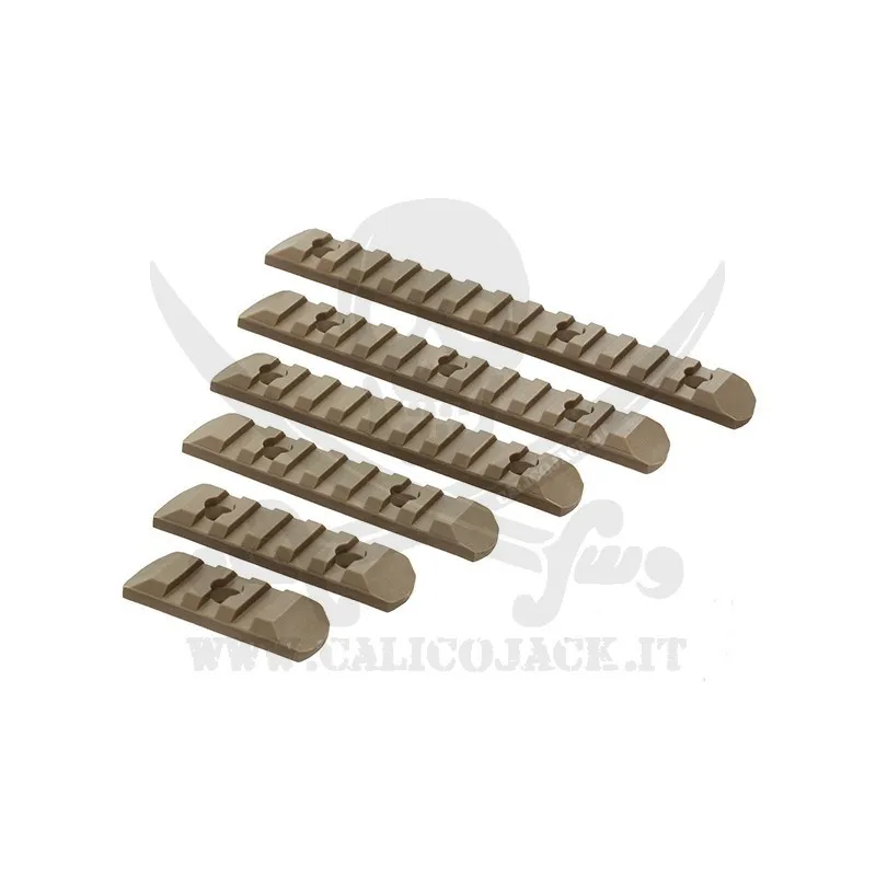 KeyMod/M-LOK Polymer Rail Set