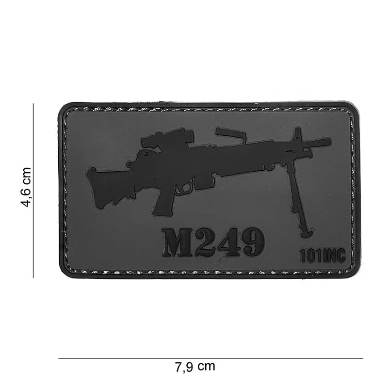 101 Inc Patch 3D PVC M249 Minimi Parà