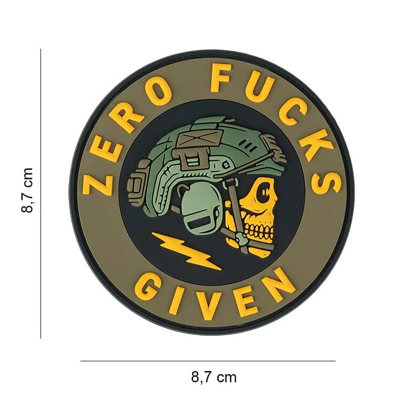 101 Inc Toppa 3D PVC Zero Fucks Given