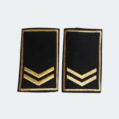 Par de Galoneras Sargento Bordada