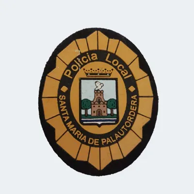 Escudo PVC PECHO Policia Local Santa Maria de Palautordera