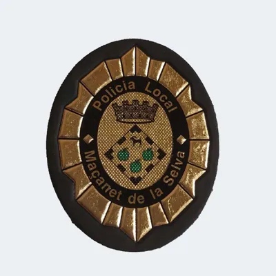 Escudo Etimetal PECHO Policia Local Maçanet de la Selva