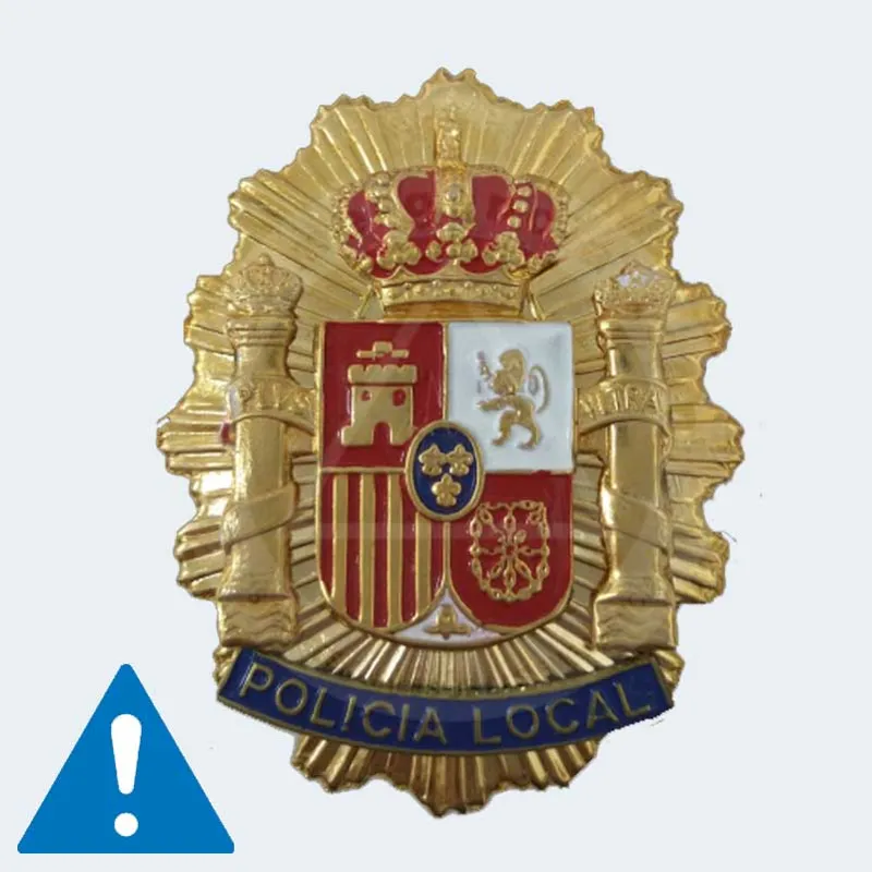 Placa para Cartera Polícia Local España