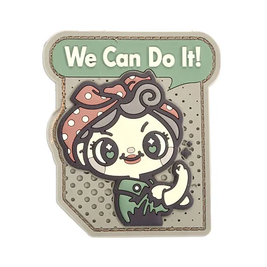Mil-Spec Monkey 3D Rubber Patch WE Can Do It Cute · Multicam