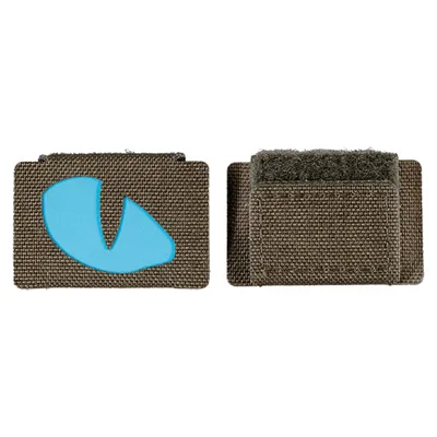 Lasercut MOLLE Stripes Tiger Eyes /Blau Nachleuchtend 2ER Set - M-Tac