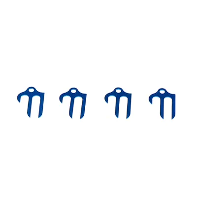 TFR419 0,5mm Rigid Separate Suspension Mount Setting Spacer (4 Stk) 54617 - Tamiya