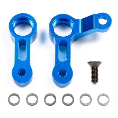 M-07 Concept Aluminium Lenkhebel Für Anlenkung (Links / Rechts) Blau 54764 - Tamiya