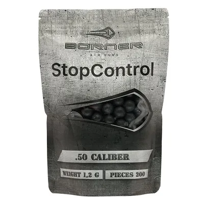 StopControl Rubber Balls Gummikugeln Kal..50 1,2 g 200ER Beutel - Borner