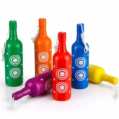 Shooting Bottles Farbiges Zielflaschen Set 6 Stück - Schießziele Für Luftdruck - Borner
