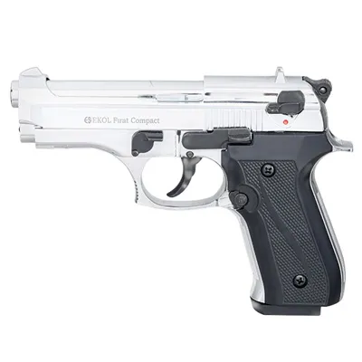 Firat Compact Schreckschuss Pistole Kal. 9 mm P.a.k. Verchromt - Ekol