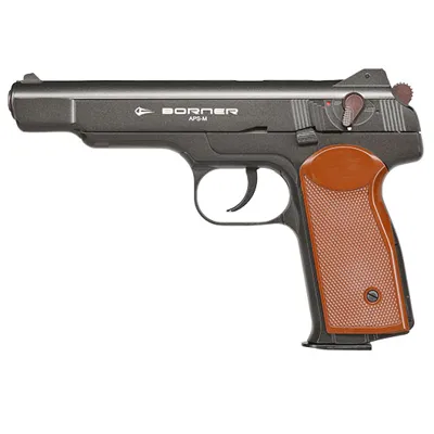 Aps-M CO2 Luftpistole Kal. 4,5mm BB Non-BlowBack Vollmetall - Borner