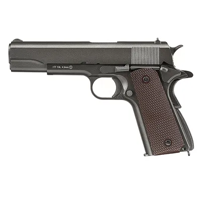 M1911A1 Military CO2 Luftpistole Kal. 4,5 mm BB Vollmetall Parkerized - KWC