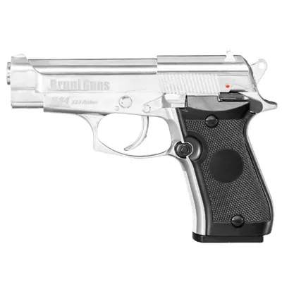 M84 CO2 Luftpistole Kal. 4,5mm BB Non Vollmetall Silber - Bruni Guns