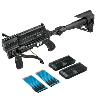 Repetierarmbrust AR-Series M10 Tactical 75 Lbs Komplettset Inkl. Transportkoffer - Steambow