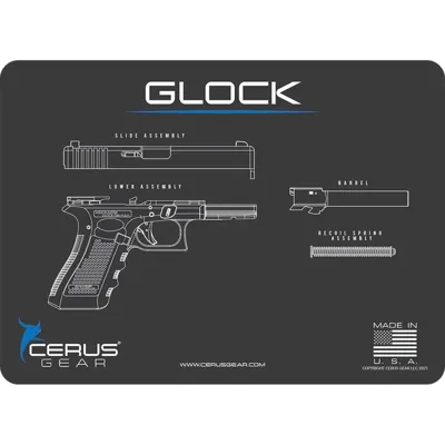 EDC Glock Handgun Cleaning Mat - Cerus Gear