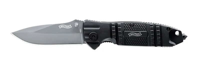 Walther STK Klappmesser · Negro