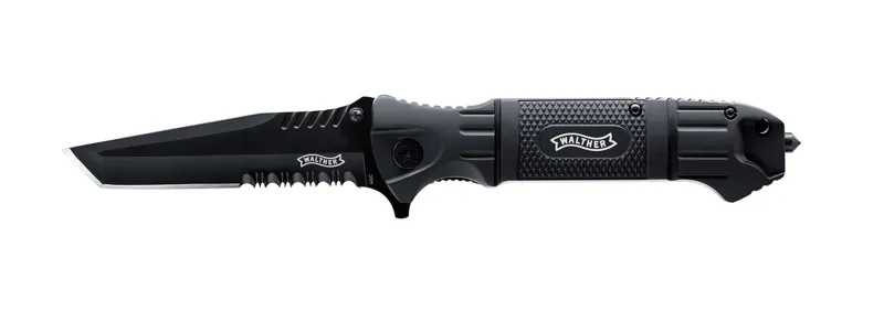 Walther BTTK Einhandmesser · Negro