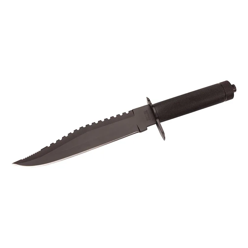 Herbertz Survival Messer · Negro