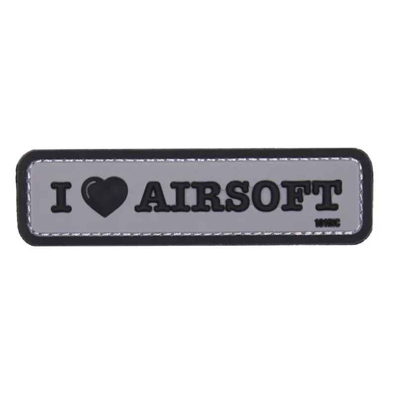 101 Inc I Love PVC Patch · Gris