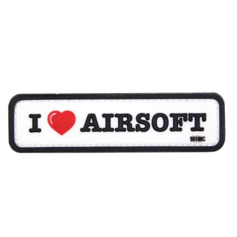 101 Inc I Love PVC Patch · Blanco