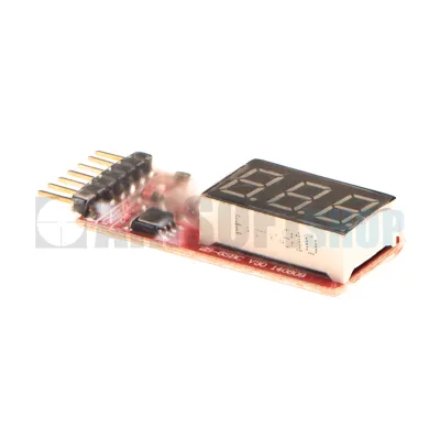 Simple Voltage Display 1-6S LIPO Voltage Meter - VB Power